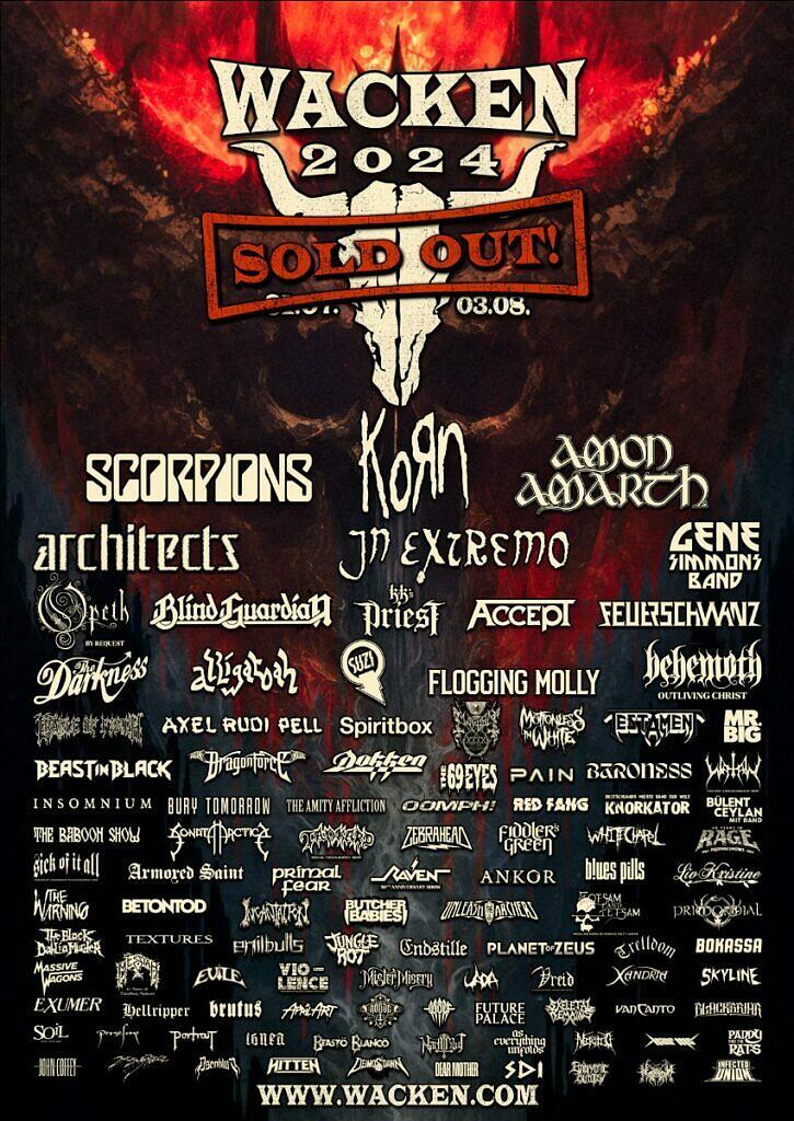 wacken open air 2024 sold out