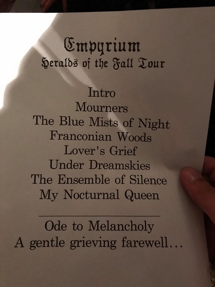 setlist empyrium