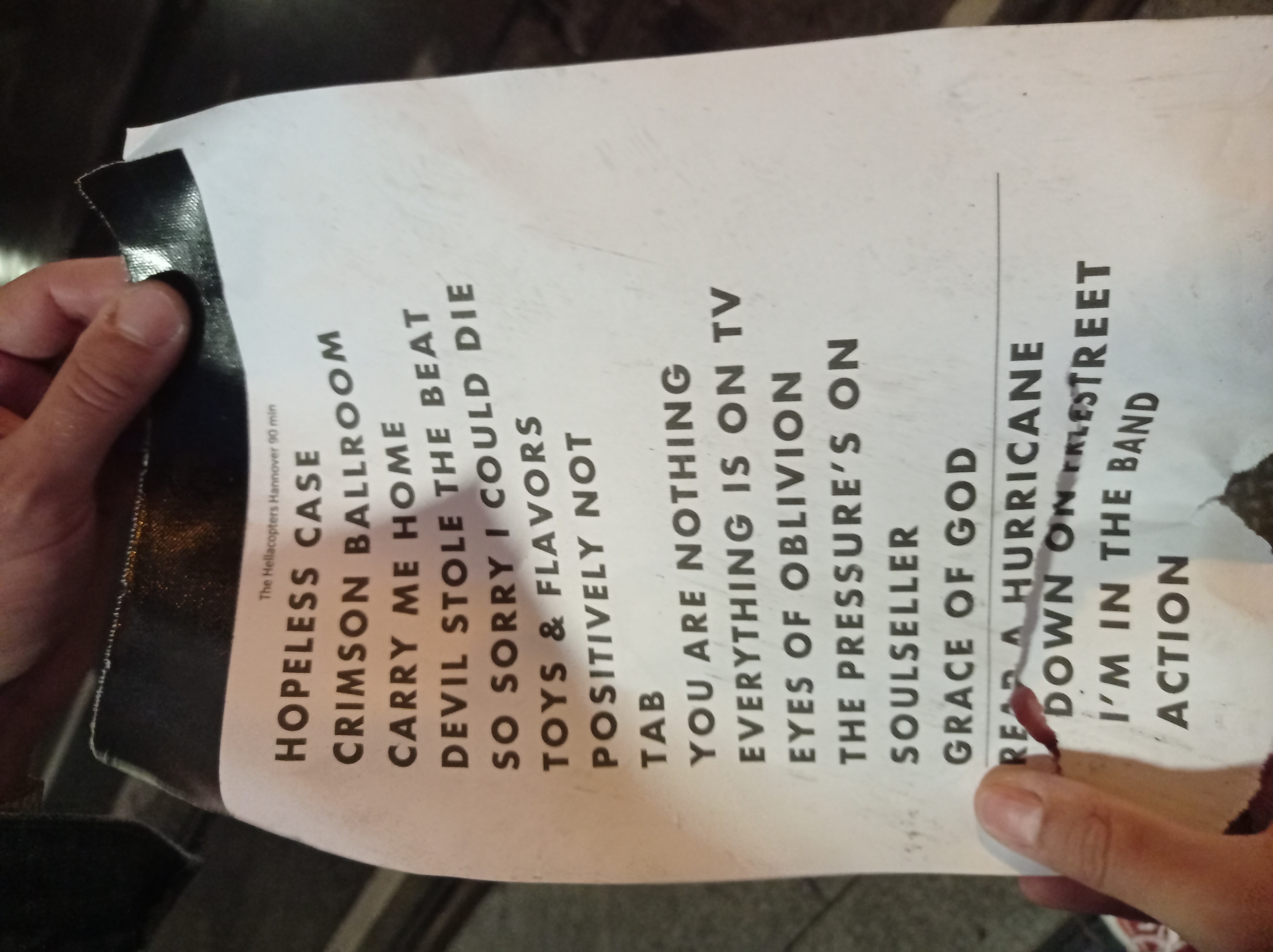 Hellacopters Setlist